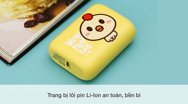 Pin sạc dự phòng Hydrus PB299S có lõi pin Li-Ion an toàn